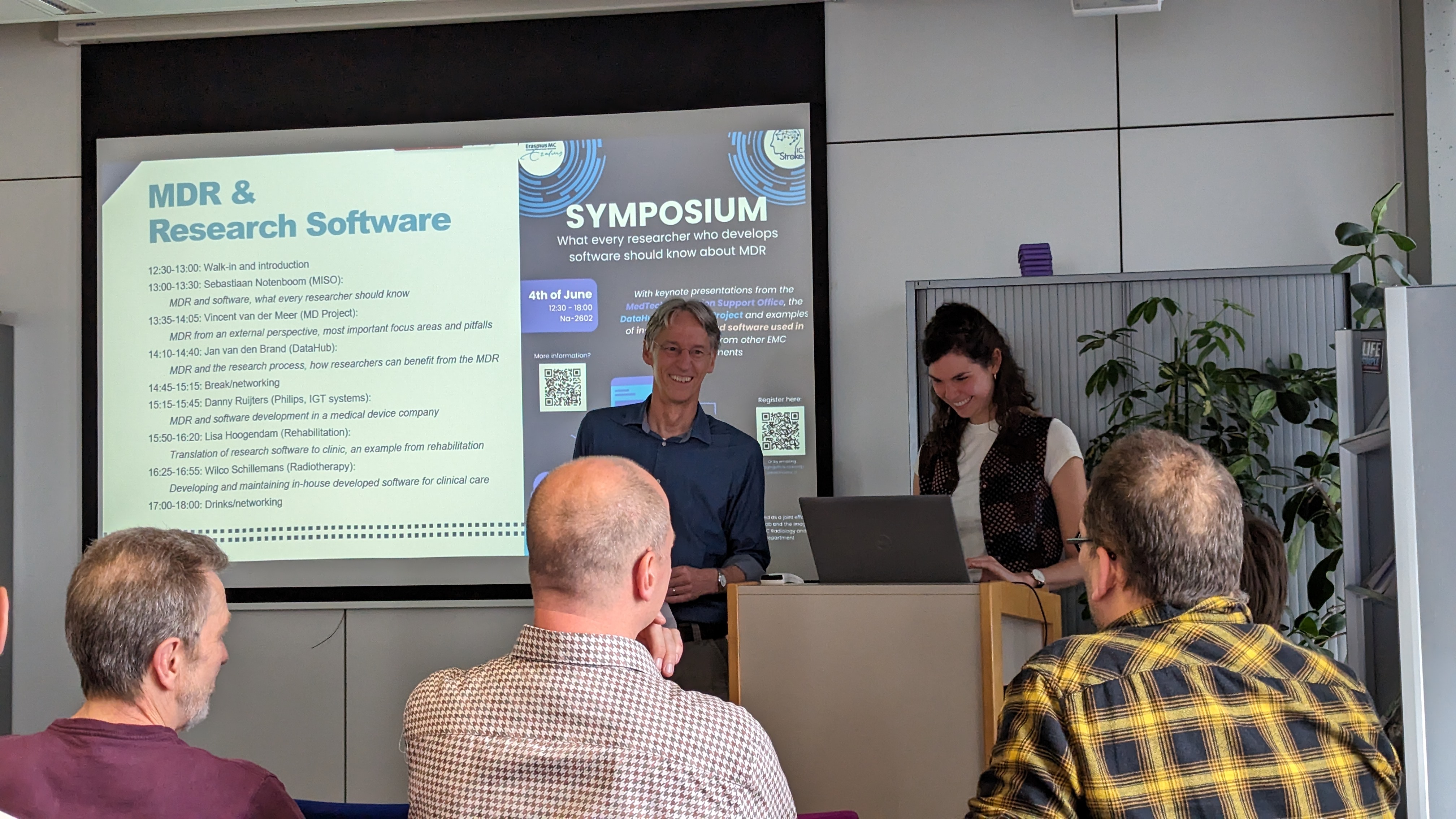 Symposium on research software and the MDR